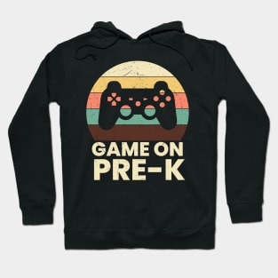 Game on Pre-K Back To School Video Game Controller Graphic Gaming Lover Gift Hoodie